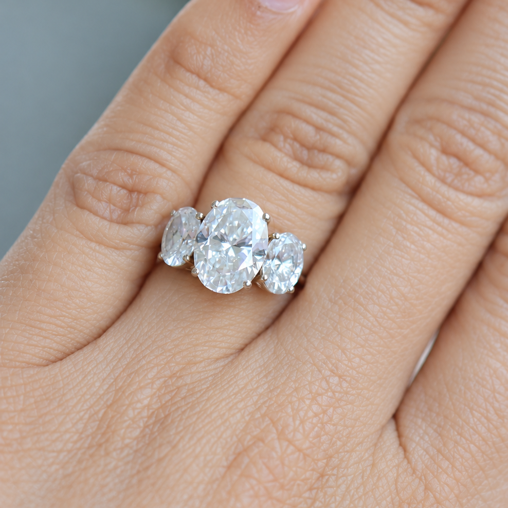 Trilogy Oval Ring