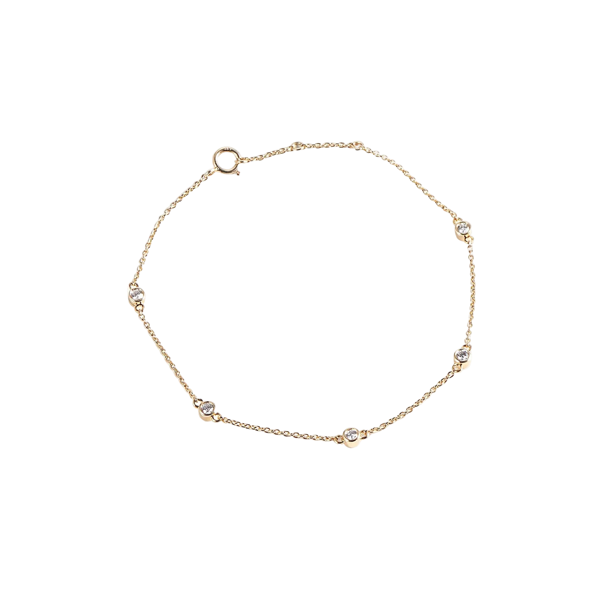 Five Diamond Bracelet