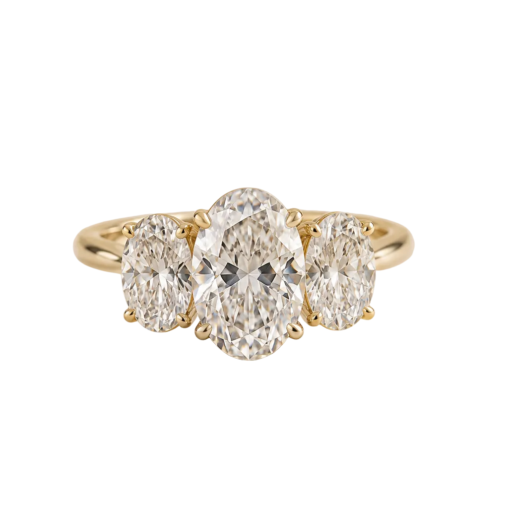 Trilogy Oval Ring