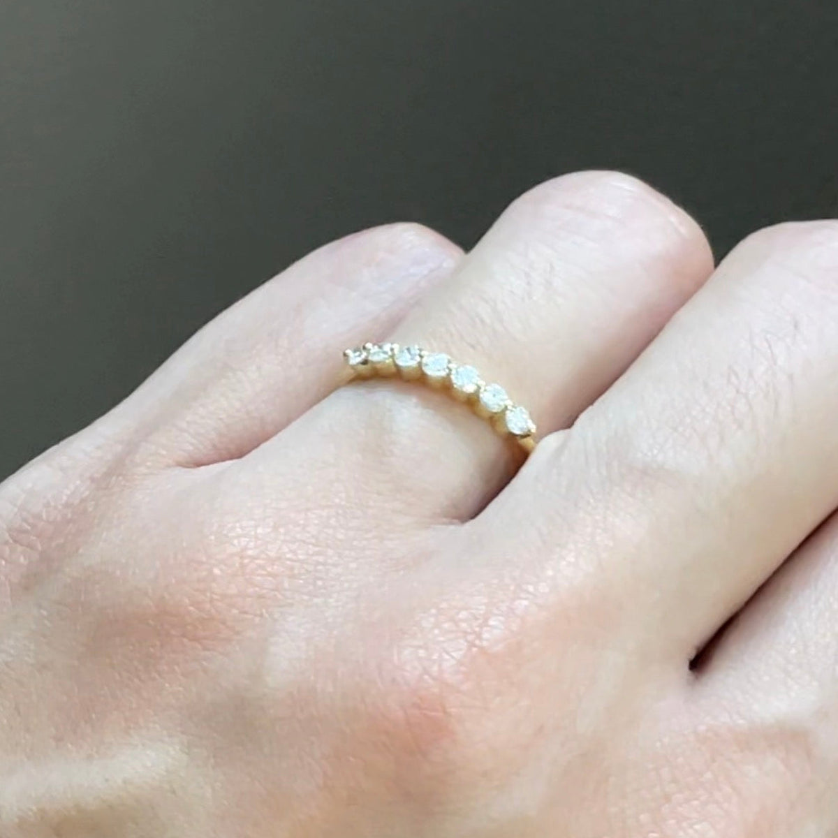 Seven Lab-Grown Diamond Ring