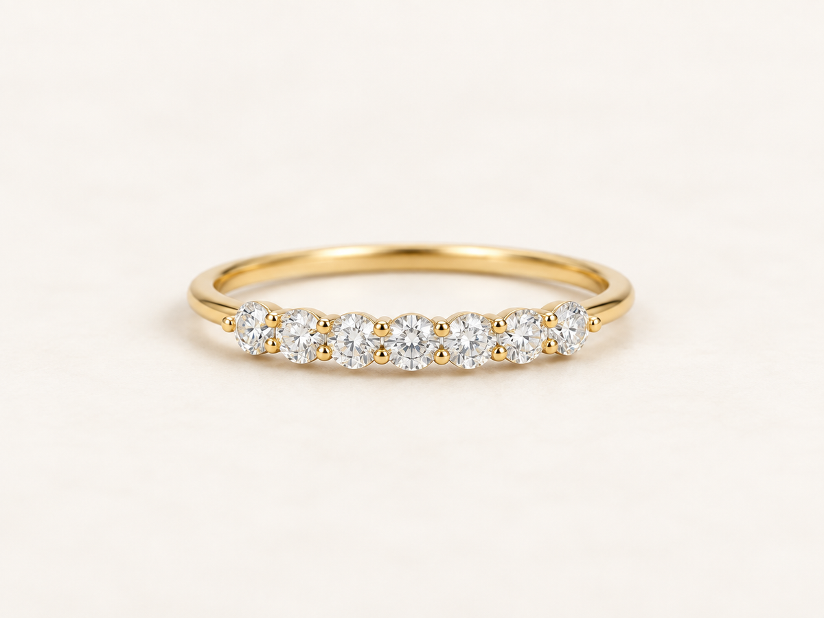 Seven Lab-Grown Diamond Ring